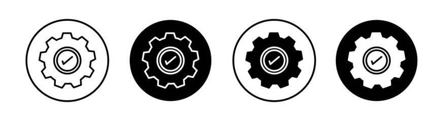 Recovery flat line icon set. Recovery Thin line illustration vector