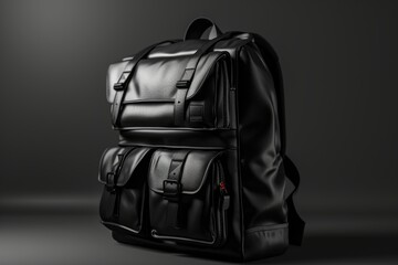 Unisex black laptop backpack essential accessories