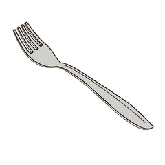 metal fork cutlery 