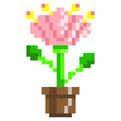 Fototapeta premium Pixel nature pixel art 
