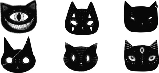 Fotobehang black cat  © SILIN