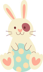 Bunny With Easter Egg