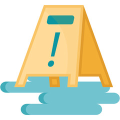 Wet Floor Illustration