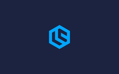 letter lc hexagon logo icon design vector design template inspiration