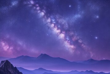 Naklejka premium space night 