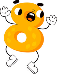 8 Digit Number Character Alphabet