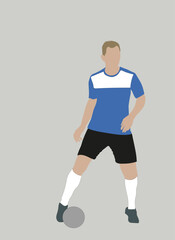 Obraz premium football player