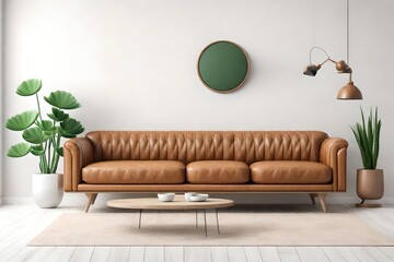 Leather sofa