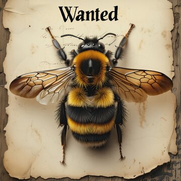 "wanted", se requieren abejas, recurso publicitario, escasez,  problema de pesticidas, envenenamiento, descenso de la población de polarizadores, cambio climático, tablón de anuncios original creativo