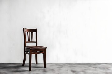 white chair in a room