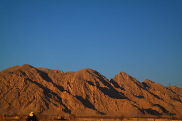 Beautiful dry mountains in Quetta, Pakistan