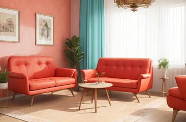 Obraz premium interior sofa furniture home living