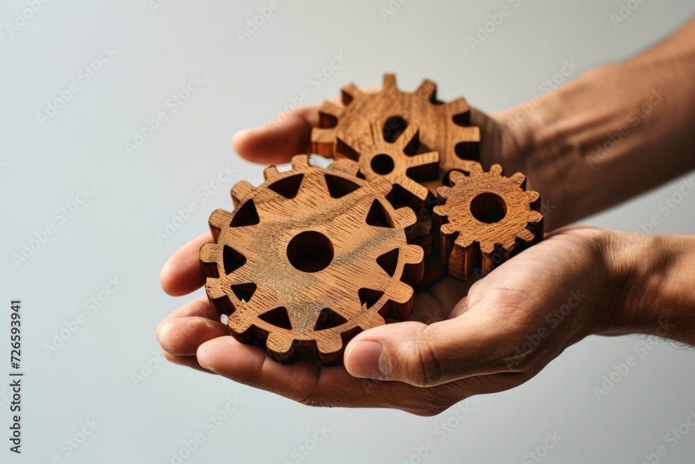 Poster automation of business processes with flowchart