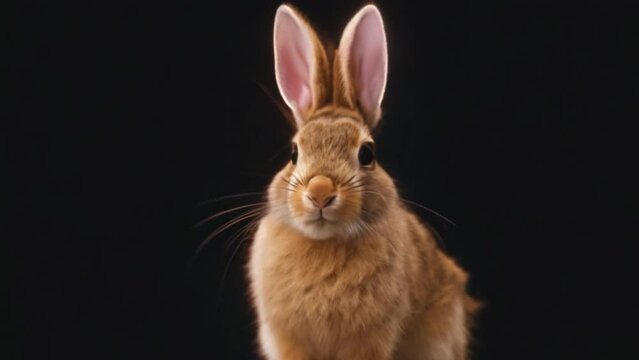 a cute rabbit