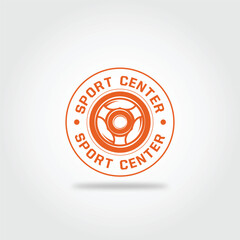 Fitness logo design for gym sport and fitness center