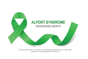 Alport Syndrome Awareness Month background.