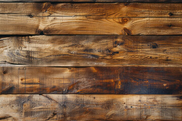 Rustic wooden plank background, a warm and textured scene showcasing weathered wooden planks.