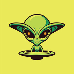 Cute Alien Vector
