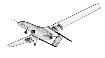Combat drone 3d model - 726604167