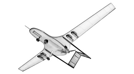Combat drone 3d model - 726604172