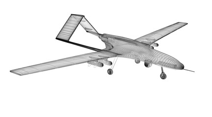 Combat drone 3d model - 726604173