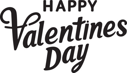 The Best Happy Valentines Day Typography, Calligraphy, Vector, T-shirt Design.