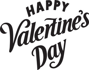 The Best Happy Valentines Day Typography, Calligraphy, Vector, T-shirt Design.