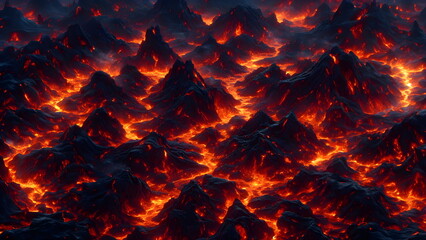 Lava texture fire background rock volcano magma molten hell hot flow flame