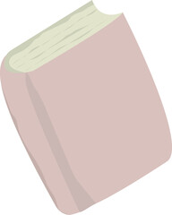 A pile of pink books graphic illustration.
