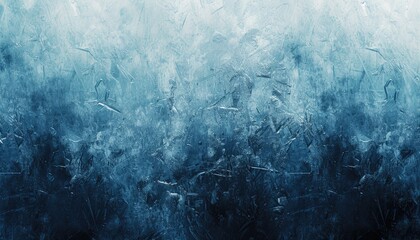 Abstract frozen wall with ice texture background - obrazy, fototapety, plakaty
