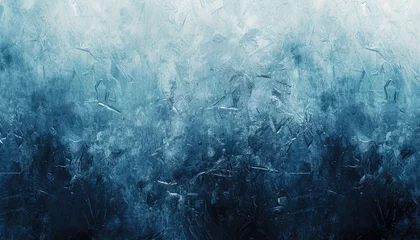 Fotobehang Abstract frozen wall with ice texture background © Prometheus 
