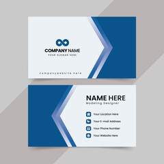 modern business card template, modern design template