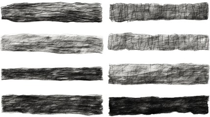 Obraz premium A collection of various black and white pencils. Ideal for educational or artistic projects