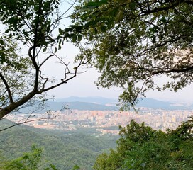 view of the mountain