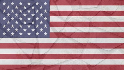 Obraz premium Ceramic mosaic United States of America USA national country flag vector