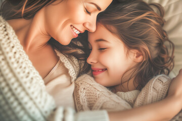 Unique mother daughter relationship, March, international women's day