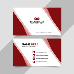 set of banners with ribbons, modern business card