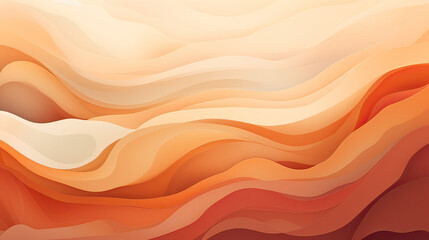 Obraz premium Abstract Background with Warm Neutrals hues, fluid shapes, neutral gradients, and organic forms, a visually pleasing and adaptable visual display Ai Generative