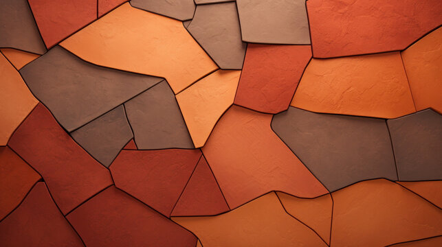 Beautiful abstract terracotta background wallpaper illustration