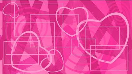 background with hearts