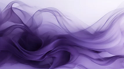 Rolgordijnen Abstract wave lilac purple streamers on light blue background. a purple soft Smoke cloudy texture background. © Pha