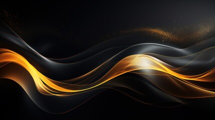 Abstract gold liquid wave with shadows  texture background. 