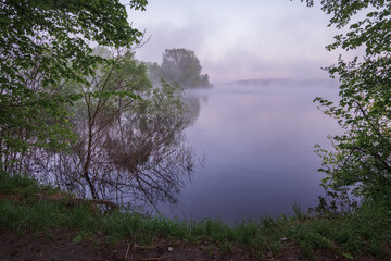 fog over the river