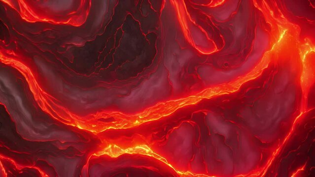 The constant bubbling of the lava seems to communicate a primal energy reminding us of the raw power of nature. Abstract motion background