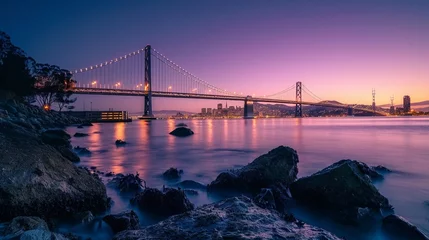 Photo sur Plexiglas Pont du Golden Gate golden gate bridge at night