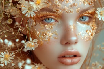 Golden Goddess, Flower Crown, Eyes of an Angel, Pure Bliss.