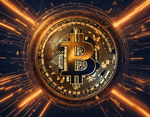 Fototapeta na wymiar Bitcoin: The Digital Currency of the Future