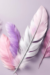 Colour feather abstract background.