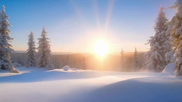 Captivating footage of sun dogs illuminating the winter sky