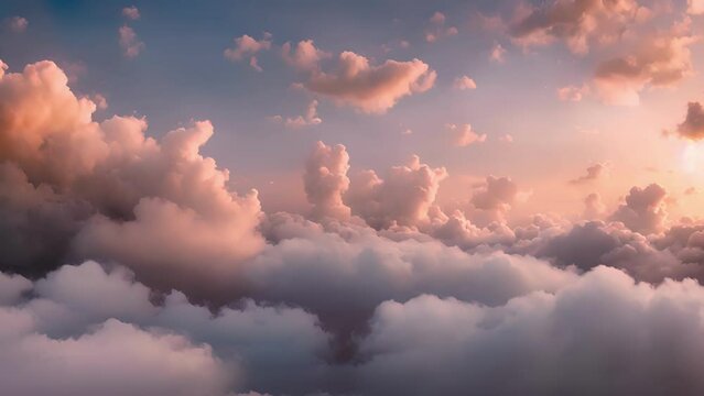 A dreamy atmosphere takes over at twilight with the clouds serving as a canvas for the soft pastel tones of the sky.